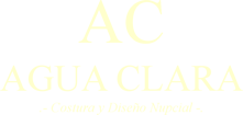 Logo de Agua Clara Novias 
